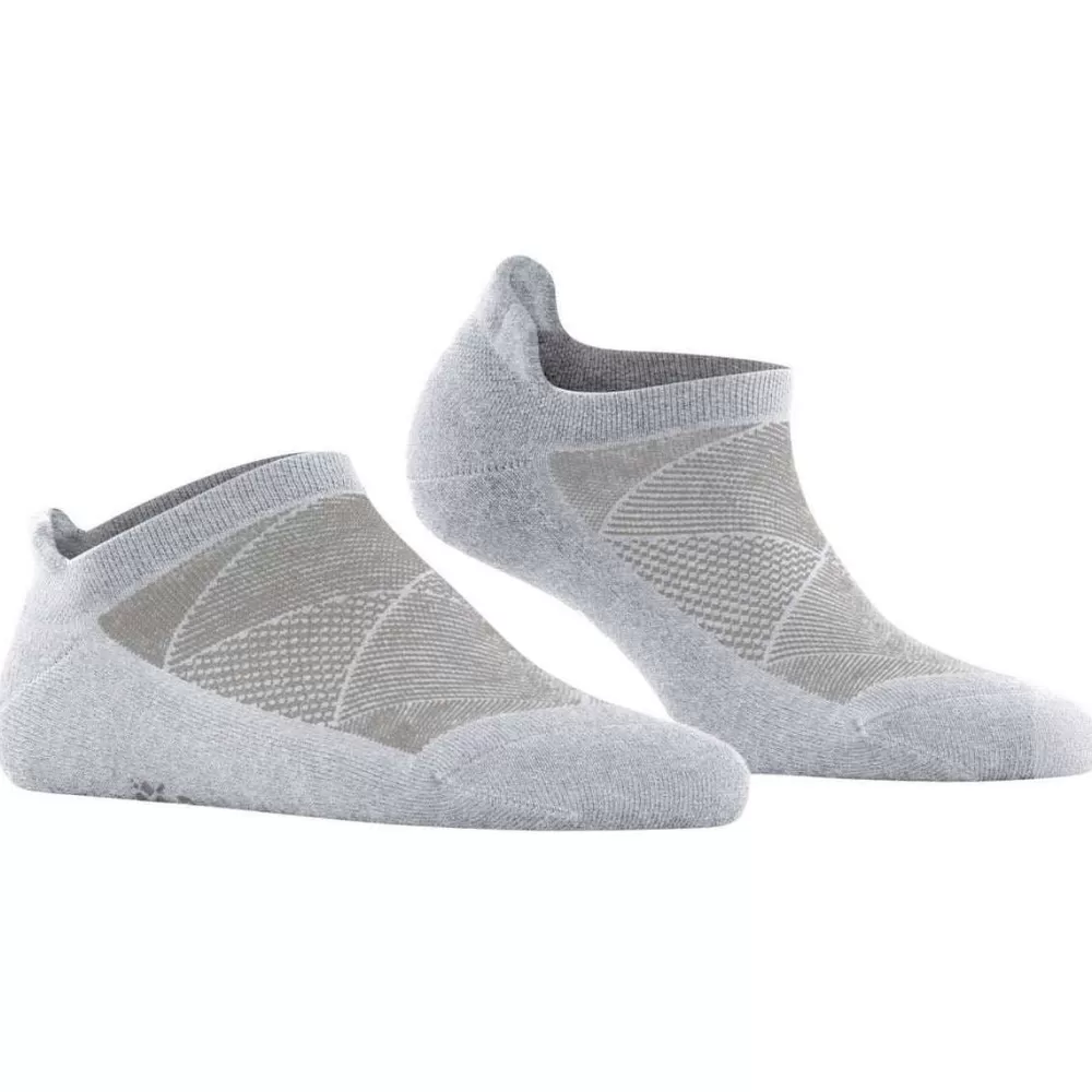 Burlington Women's Socks^Grey Athlesiure Sneaker Socks