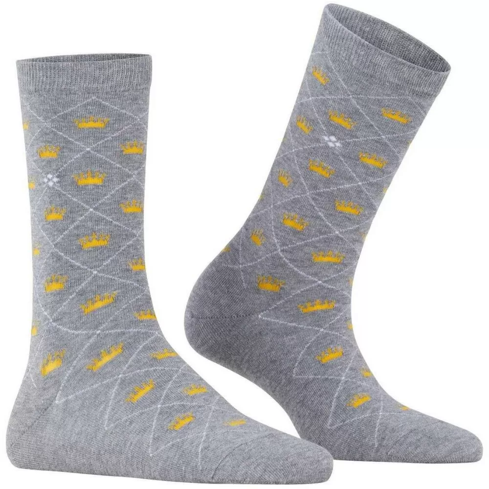 Burlington Women's Socks^Grey Crown Socks
