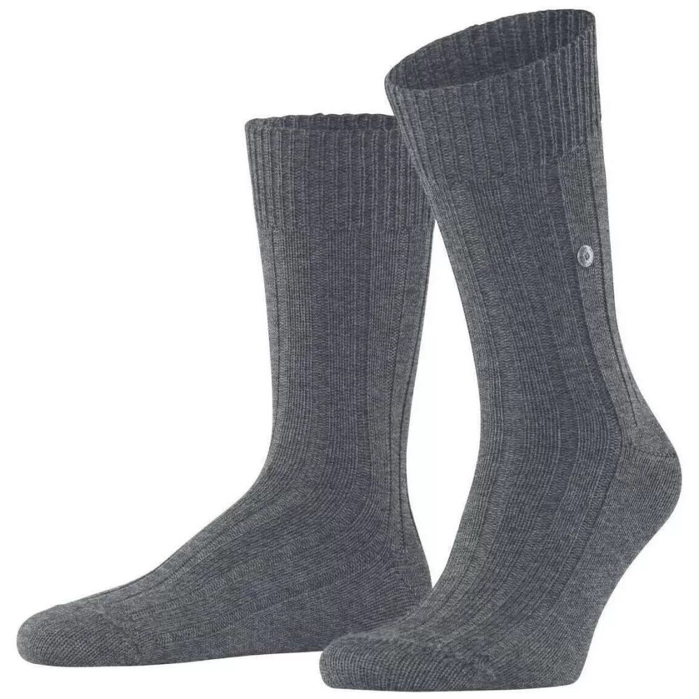 Burlington Men's Socks^Grey Dover Socks