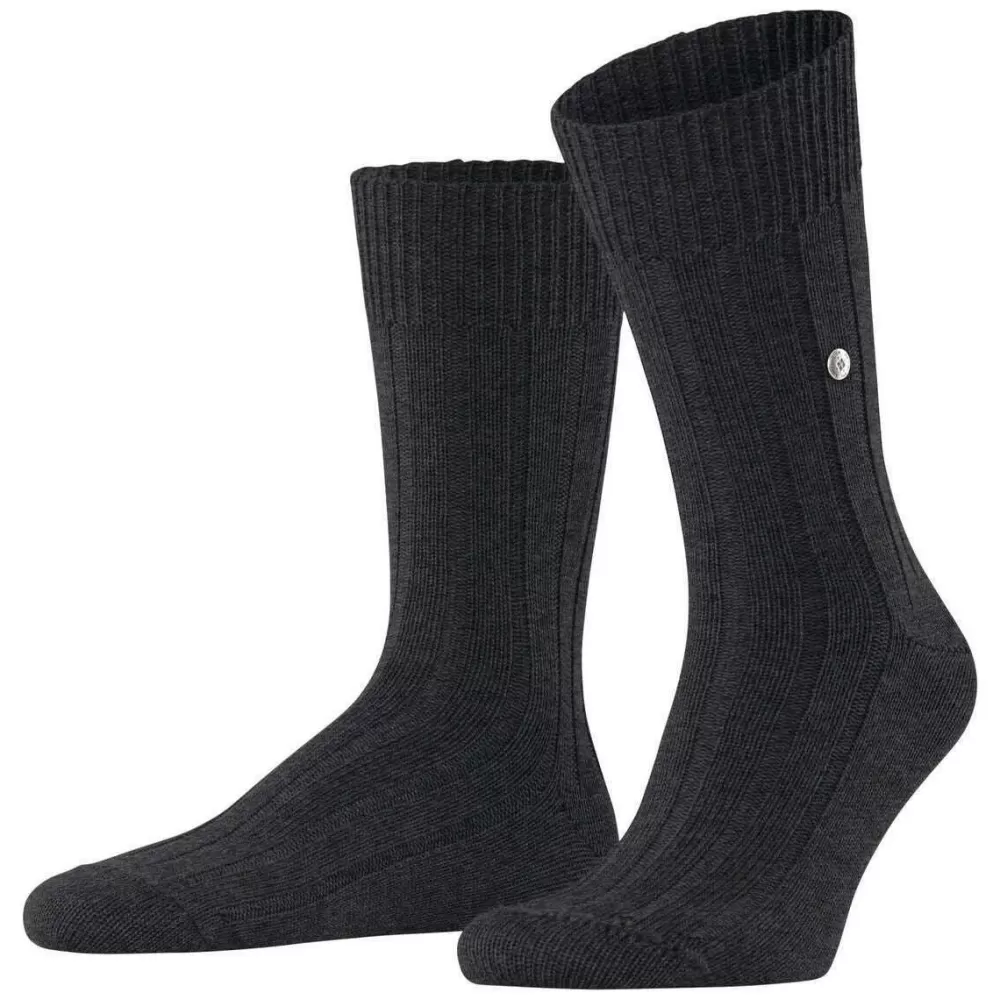 Burlington Men's Socks^Grey Dover Socks