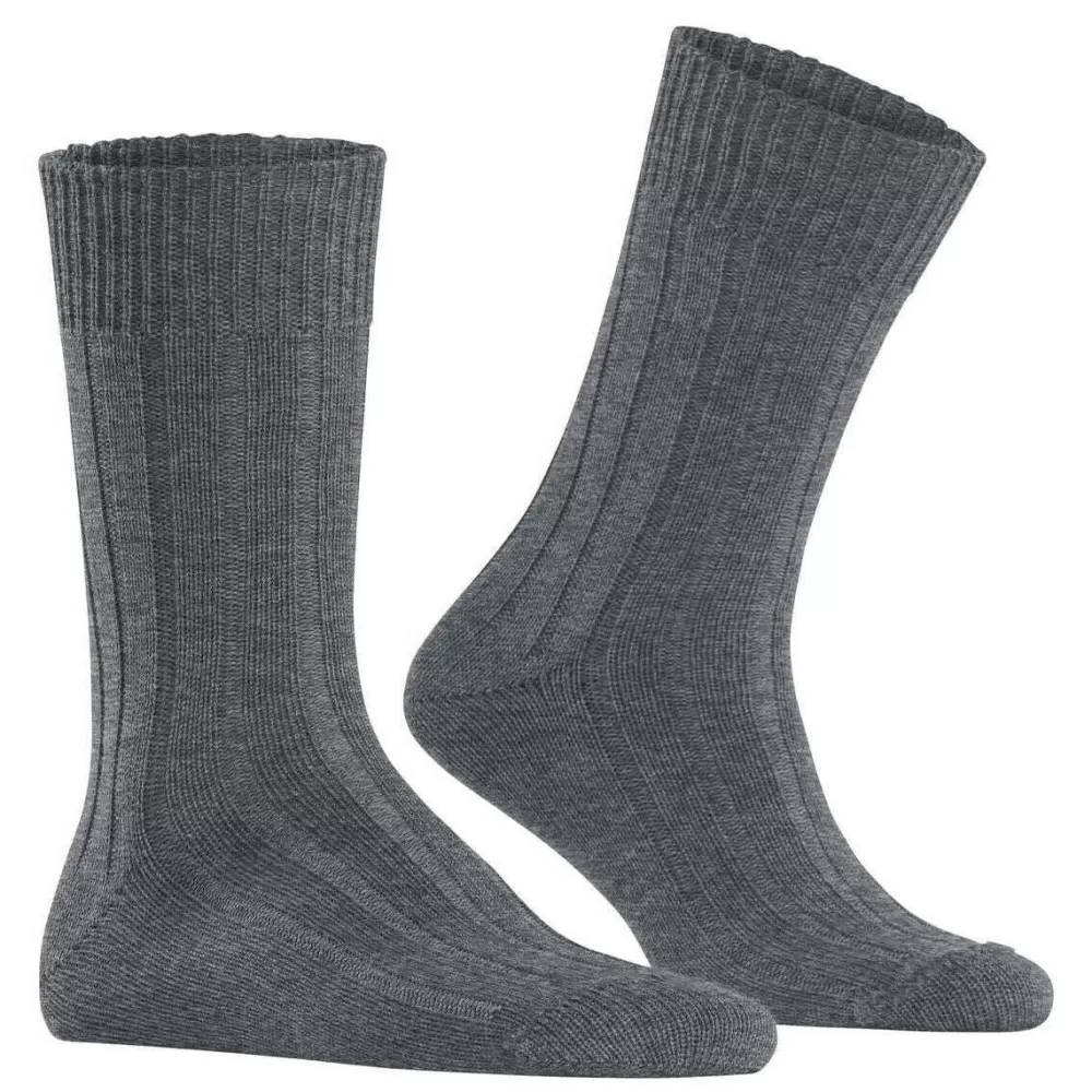 Burlington Men's Socks^Grey Dover Socks
