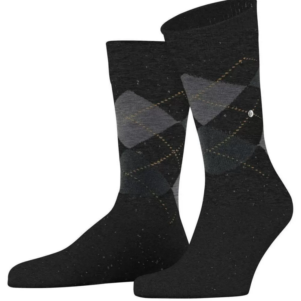 Burlington Men's Socks^Grey Dundee Socks