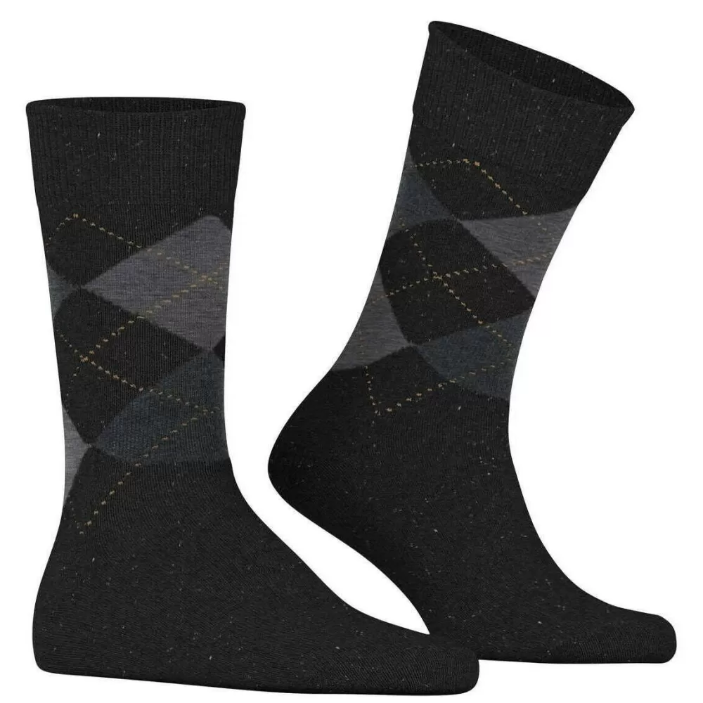 Burlington Men's Socks^Grey Dundee Socks