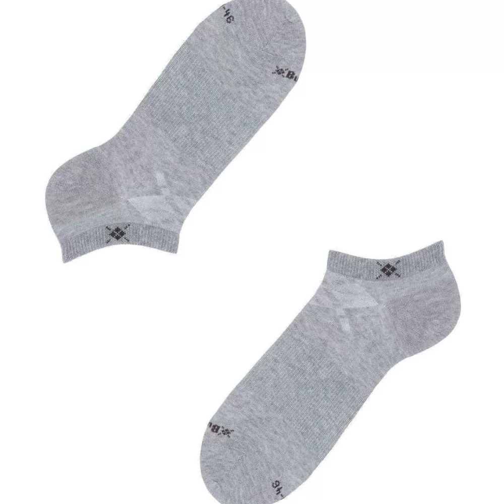 Burlington Men's Socks^Grey Everyday 2-Pack Sneaker Socks
