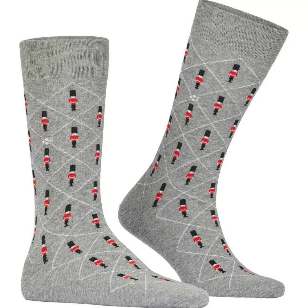 Burlington Men's Socks^Grey Guard Men Socks