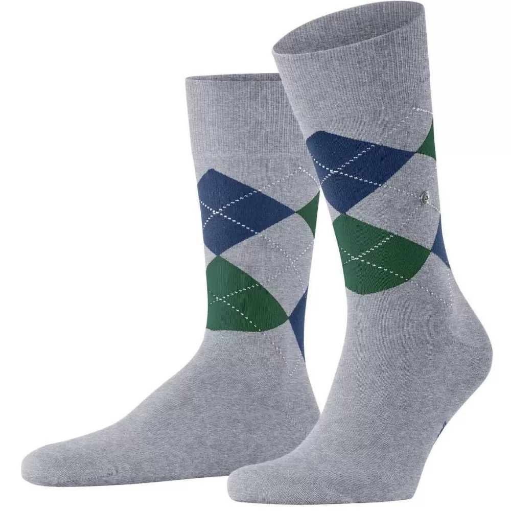 Burlington Men's Socks^Grey King Socks