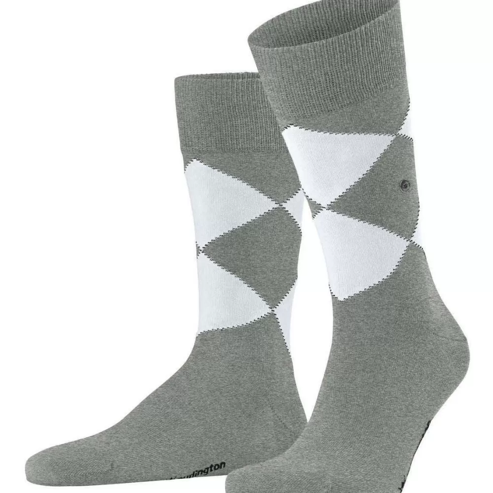 Burlington Men's Socks^Grey Kingston Socks