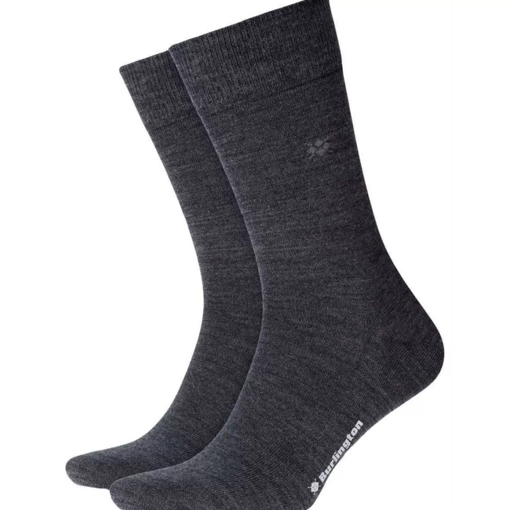 Burlington Men's Socks^Grey Leeds Socks