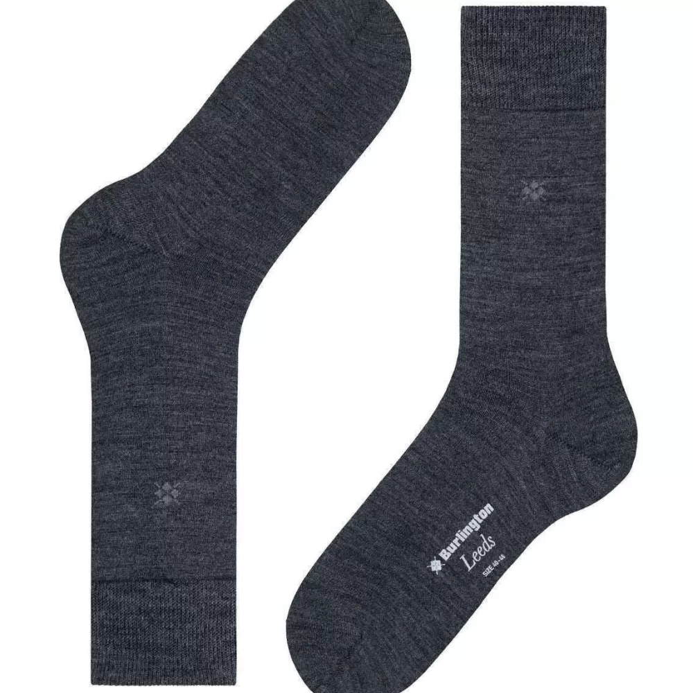 Burlington Men's Socks^Grey Leeds Socks