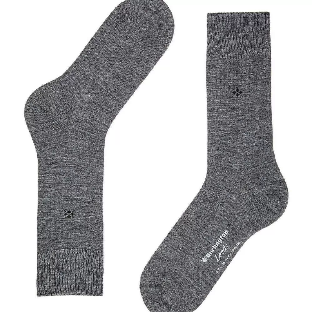 Burlington Men's Socks^Grey Leeds Socks