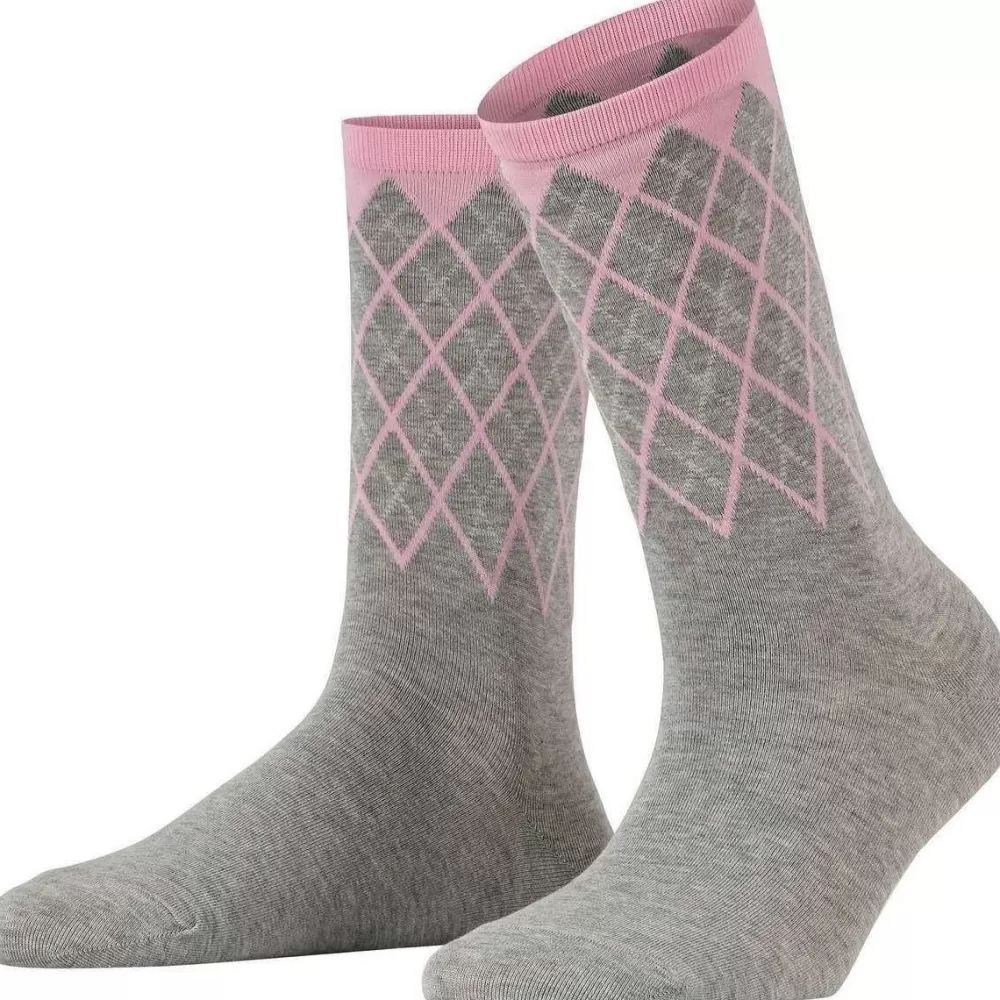 Burlington Women's Socks^Grey Mayfair Socks