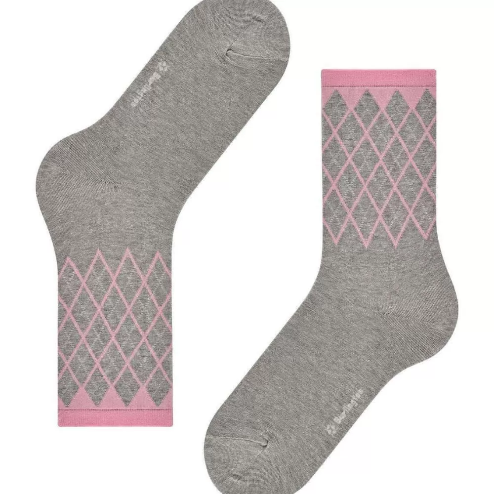 Burlington Women's Socks^Grey Mayfair Socks