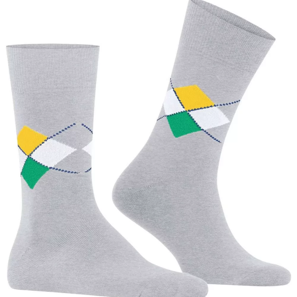Burlington Men's Socks^Grey Multi King Socks