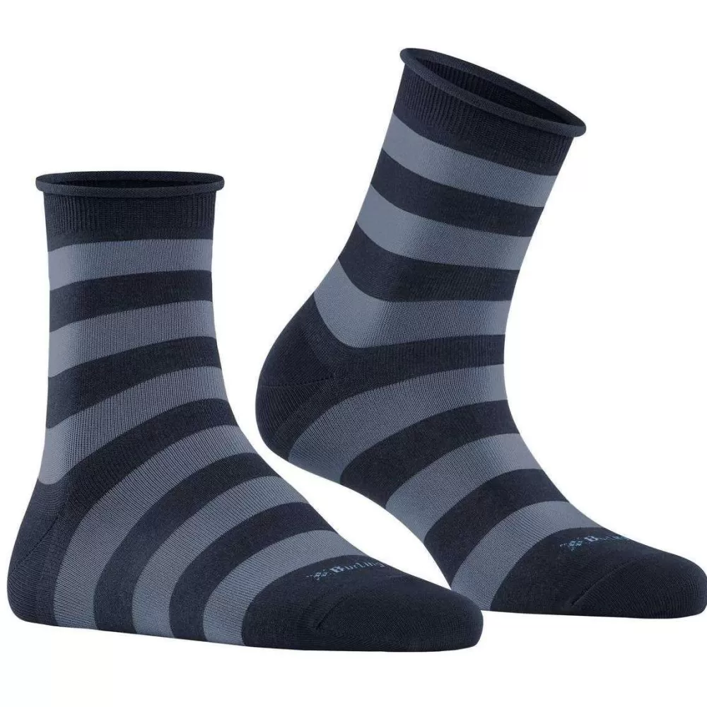 Burlington Women's Socks^Navy Aberdeen Socks