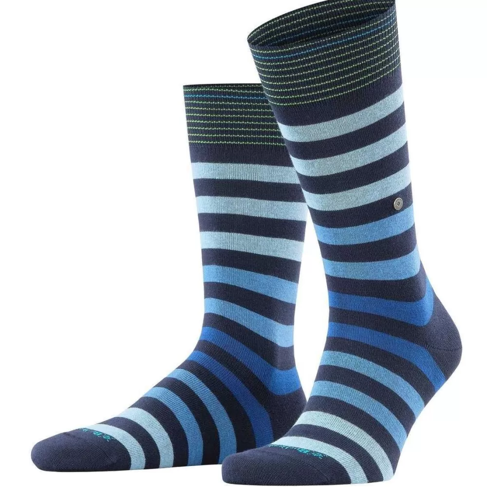Burlington Men's Socks^Navy Blackpool Socks