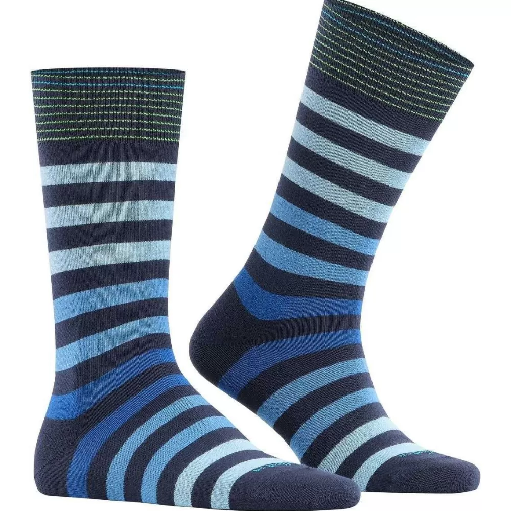 Burlington Men's Socks^Navy Blackpool Socks