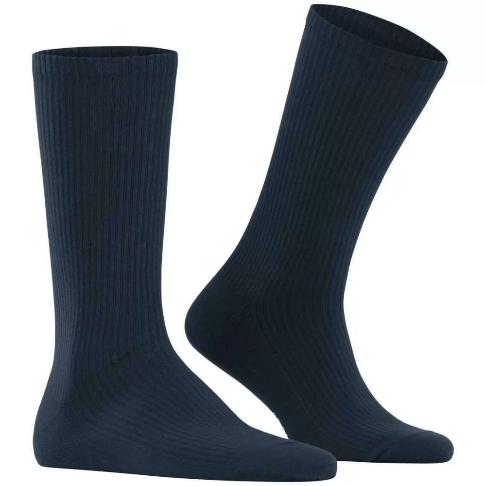 Burlington Men's Socks^Navy Boston Socks