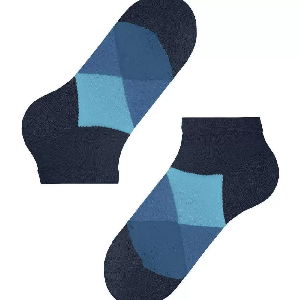 Burlington Men's Socks^Navy Clyde Sneaker Socks