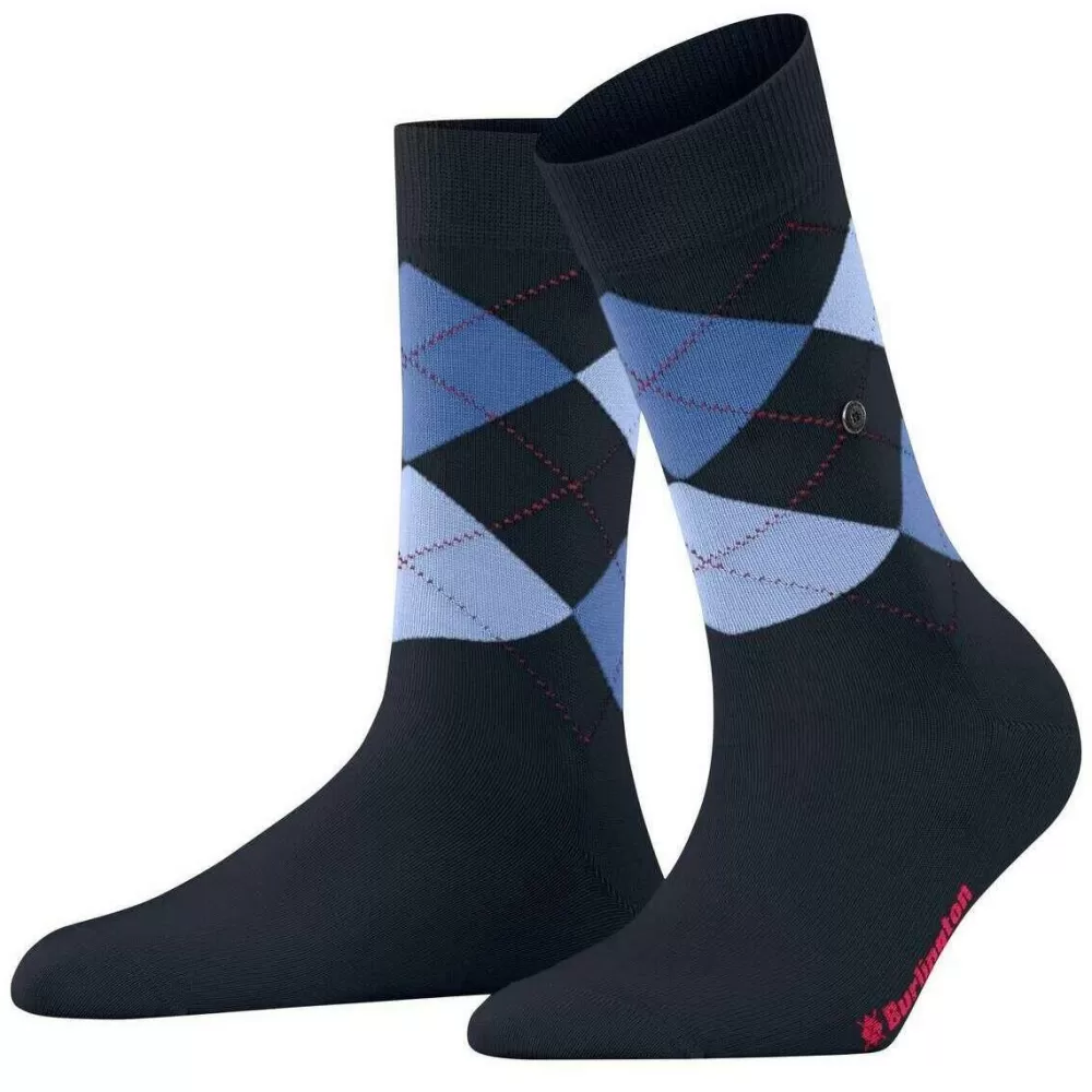 Burlington Women's Socks^Navy Covent Garden Socks