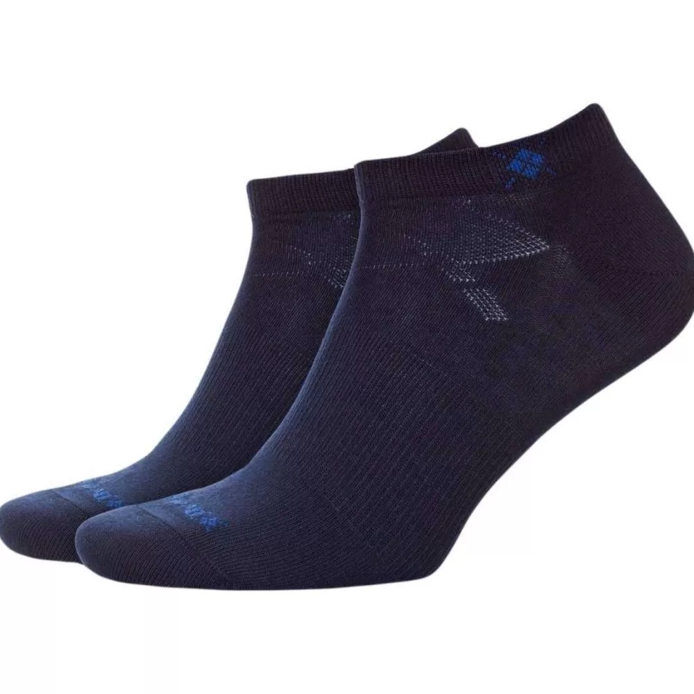 Burlington Men's Socks^Navy Everyday 2-Pack Sneaker Socks