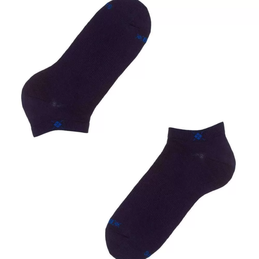 Burlington Men's Socks^Navy Everyday 2-Pack Sneaker Socks