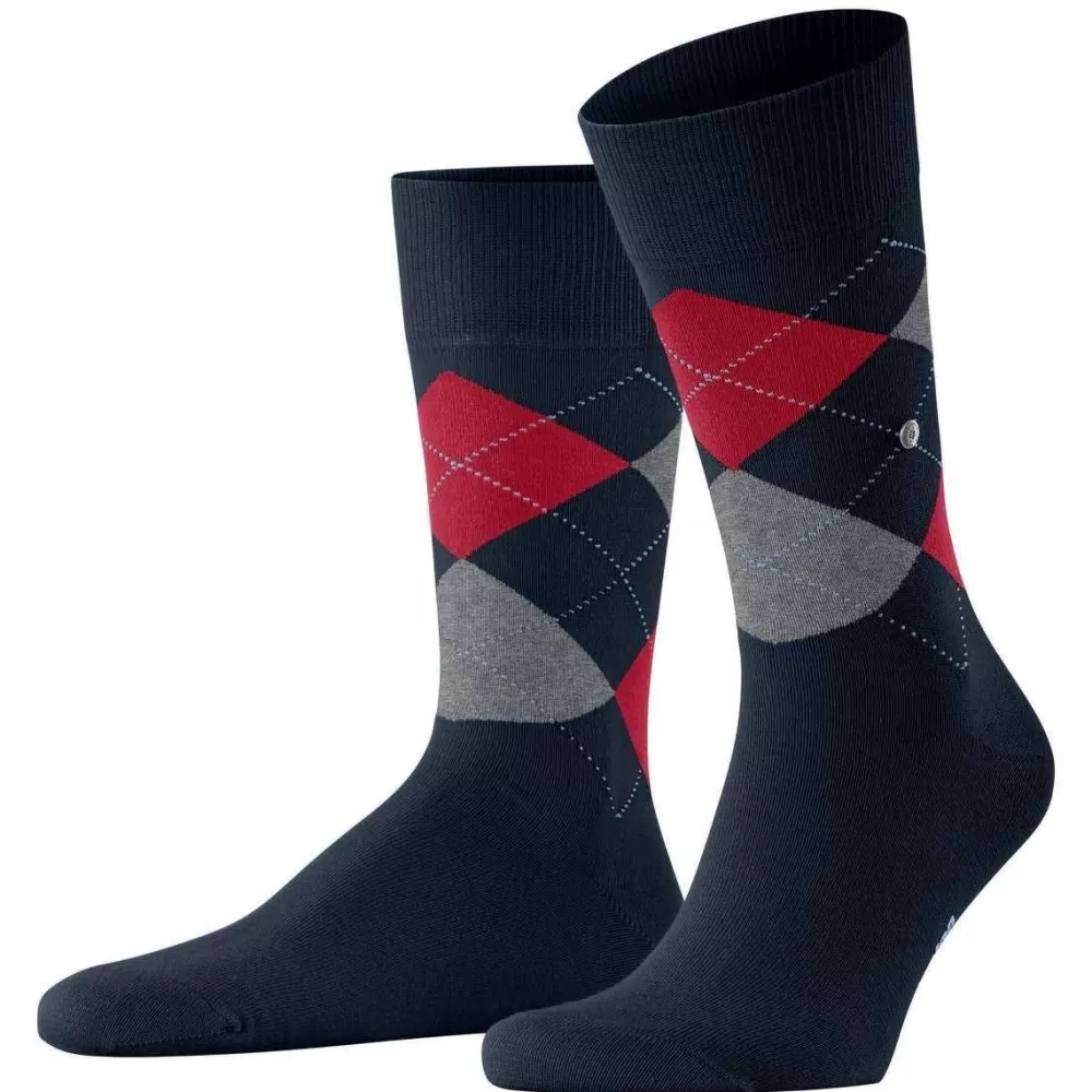 Burlington Men's Socks^Navy King Socks
