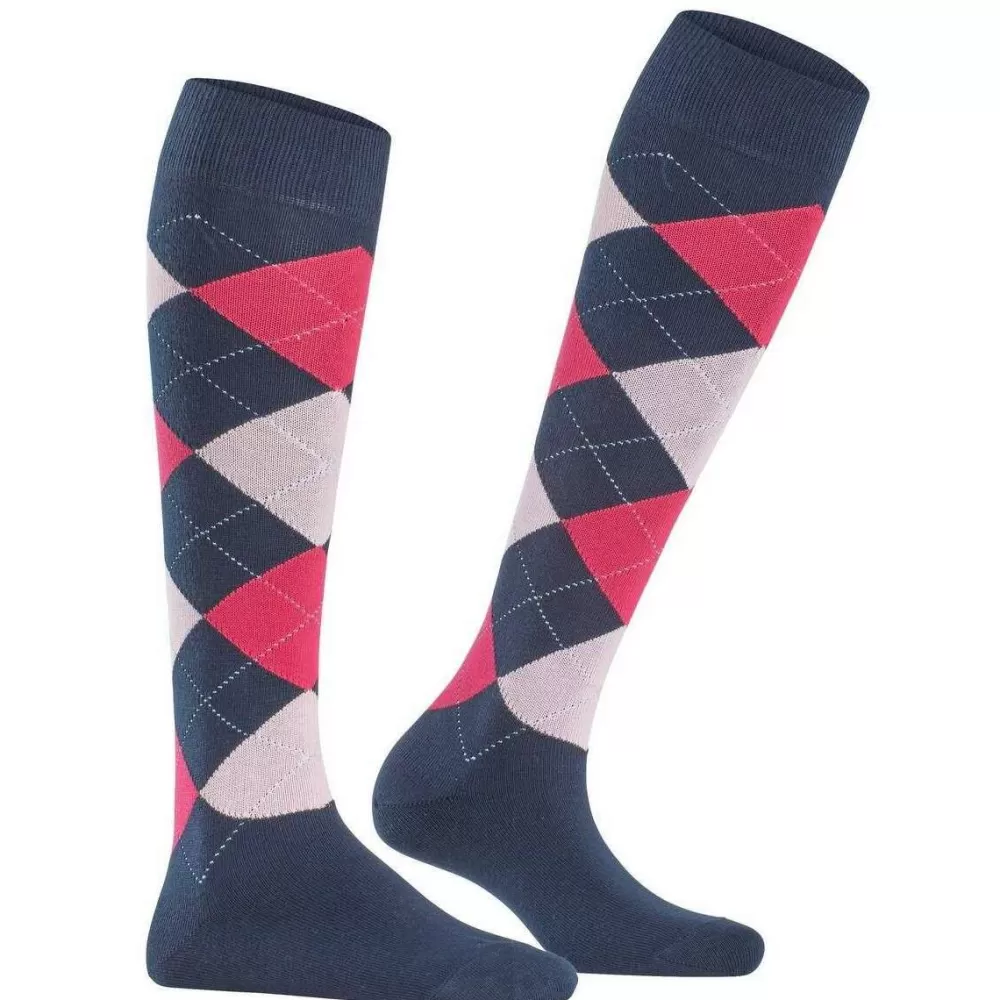 Burlington Women's Socks^Navy Queen Knee High Socks