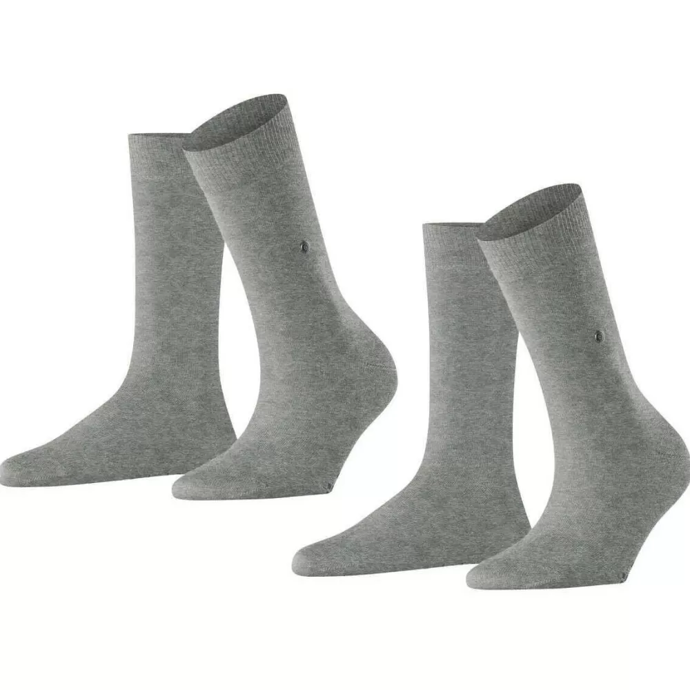 Burlington Women's Socks^Orange Everyday 2-Pack Socks