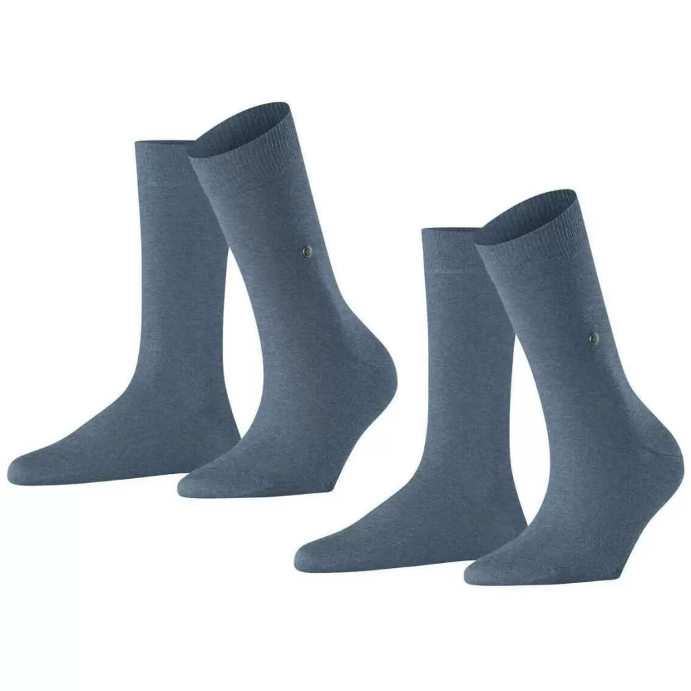 Burlington Women's Socks^Orange Everyday 2-Pack Socks