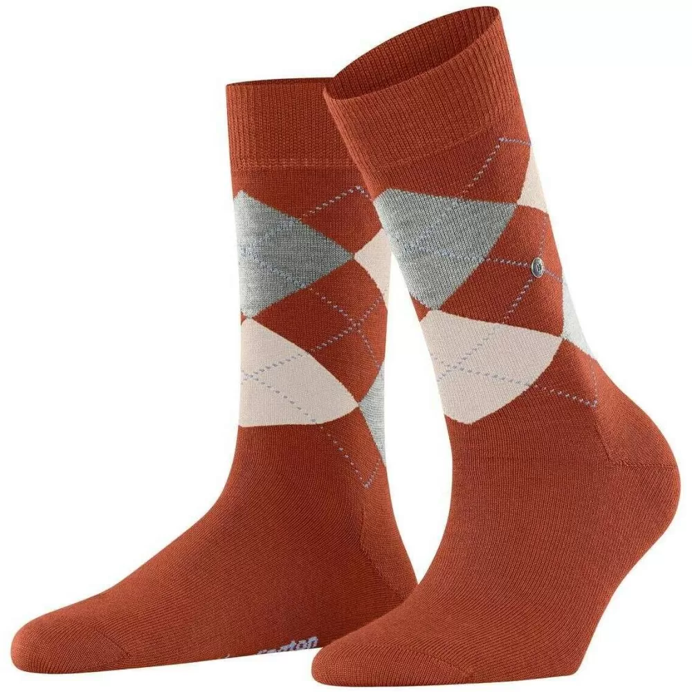 Burlington Women's Socks^Orange Marylebone Socks