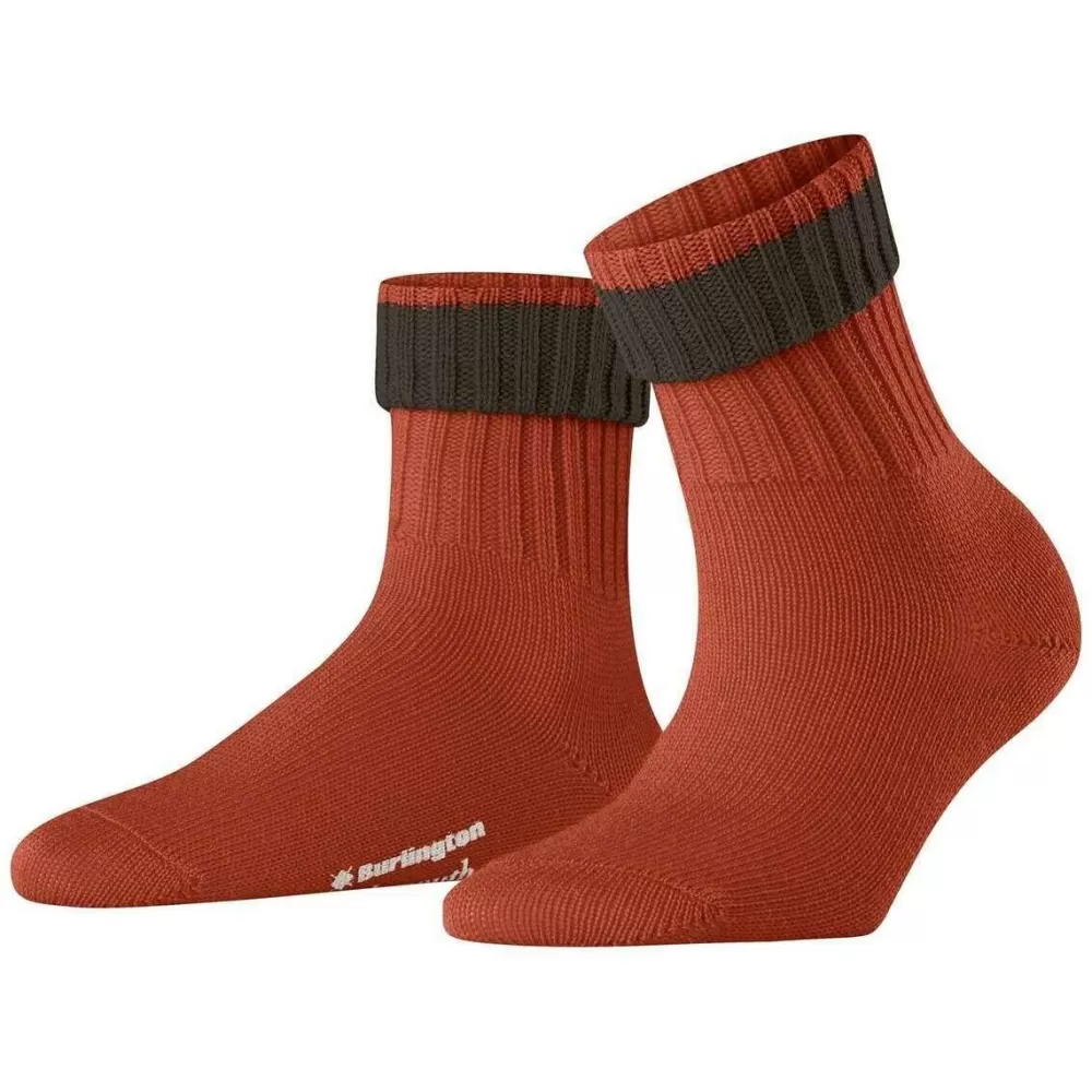 Burlington Women's Socks^Orange Plymouth Socks