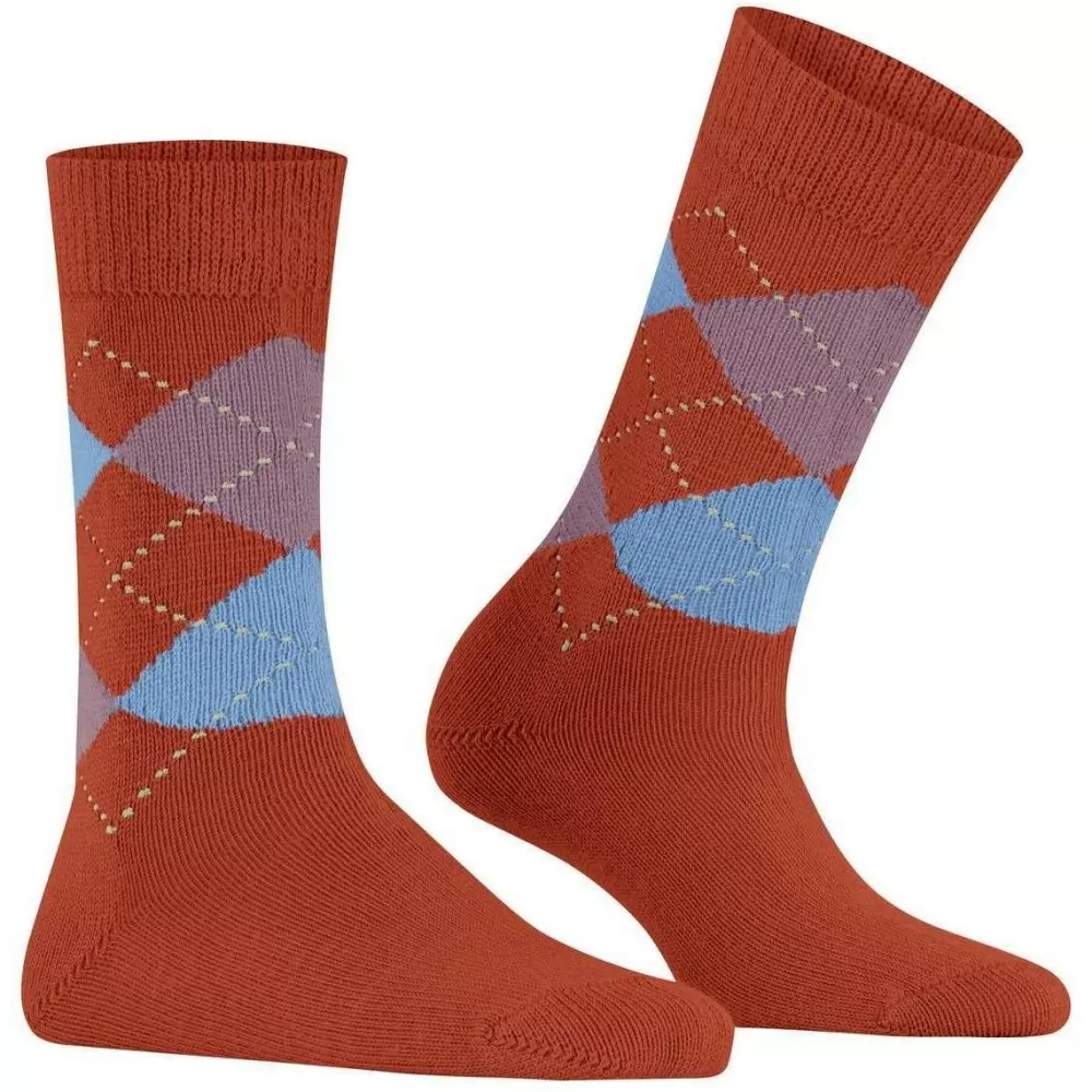 Burlington Women's Socks^Orange Whitby Socks