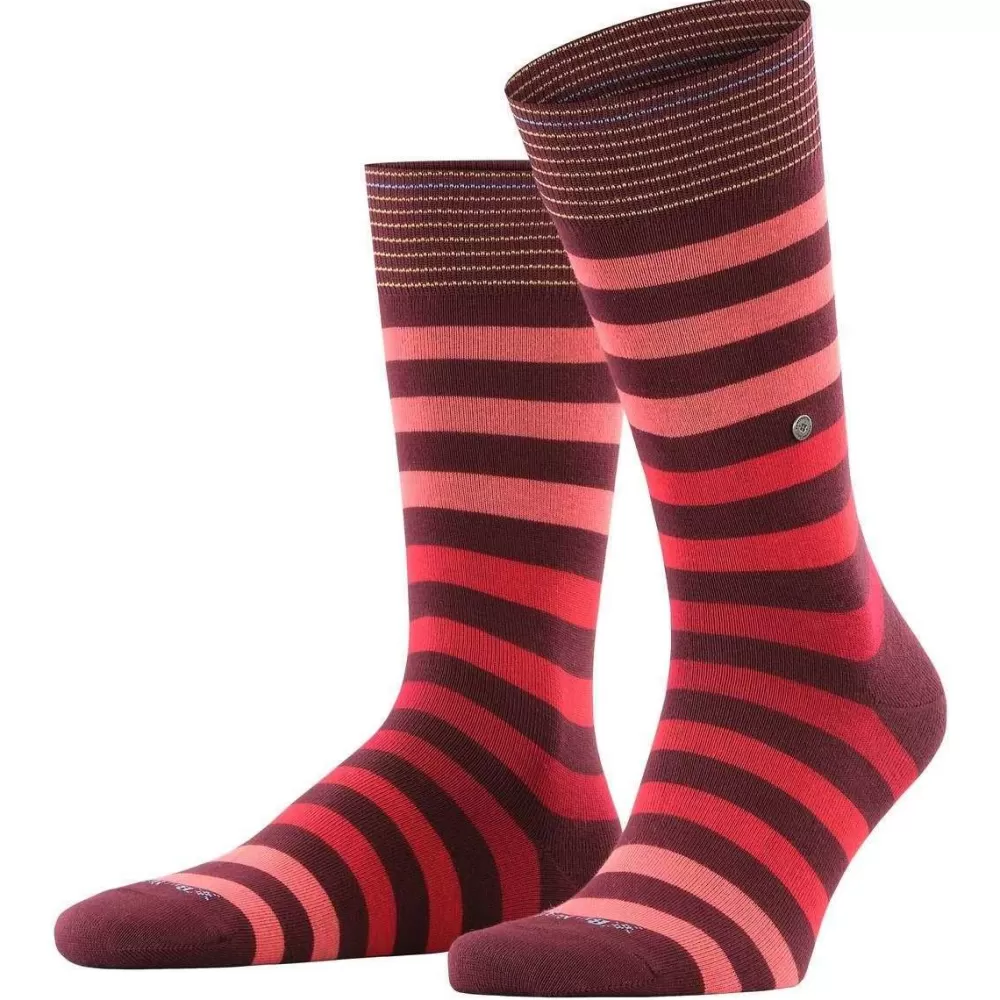 Burlington Men's Socks^Pink Blackpool Socks