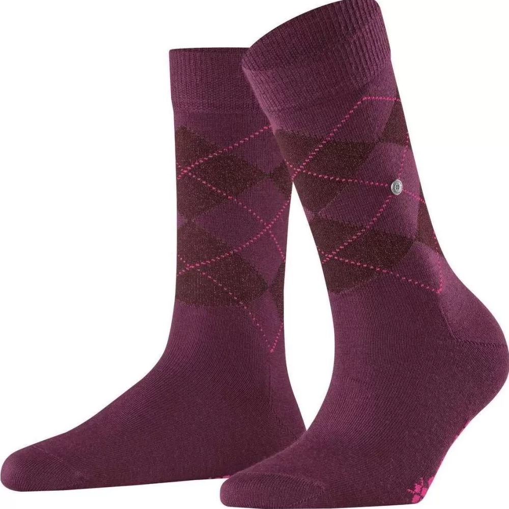 Burlington Women's Socks^Pink Marylebone Lurex Socks