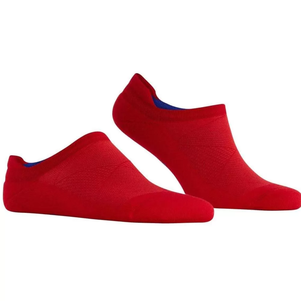 Burlington Men's Socks^Red Athleisure Sneaker Socks