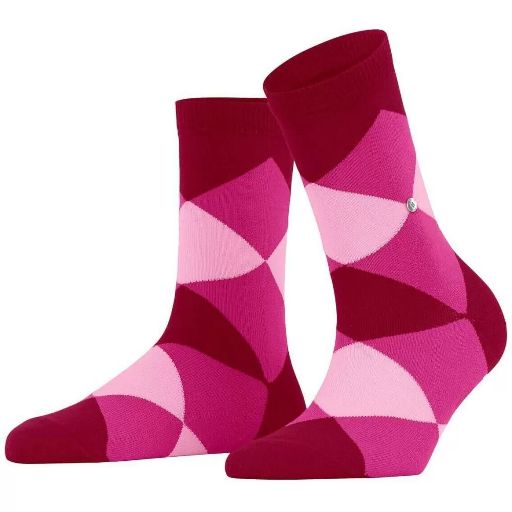 Burlington Women's Socks^Red Bonnie Socks