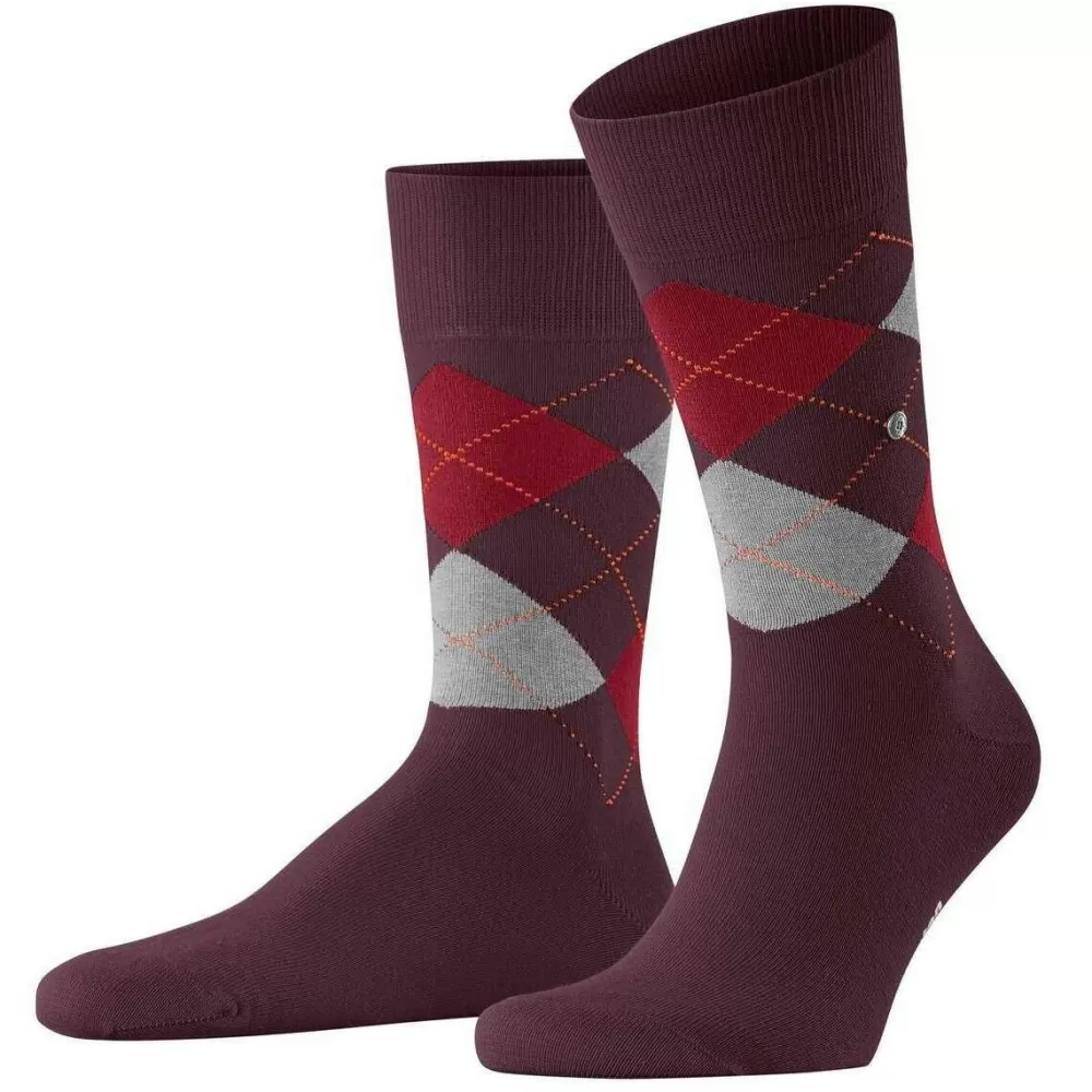 Burlington Men's Socks^Red King Socks