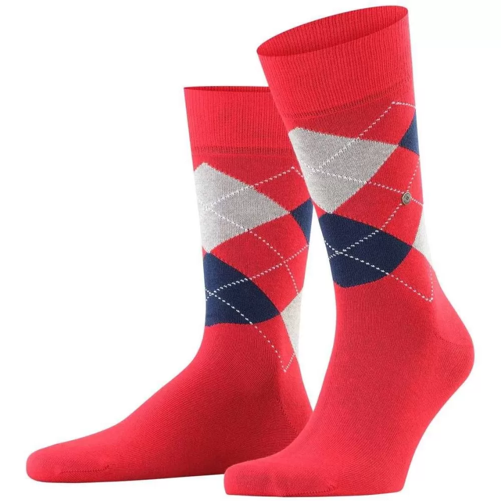 Burlington Men's Socks^Red King Socks