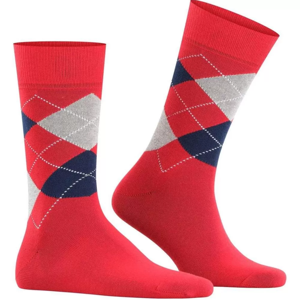 Burlington Men's Socks^Red King Socks