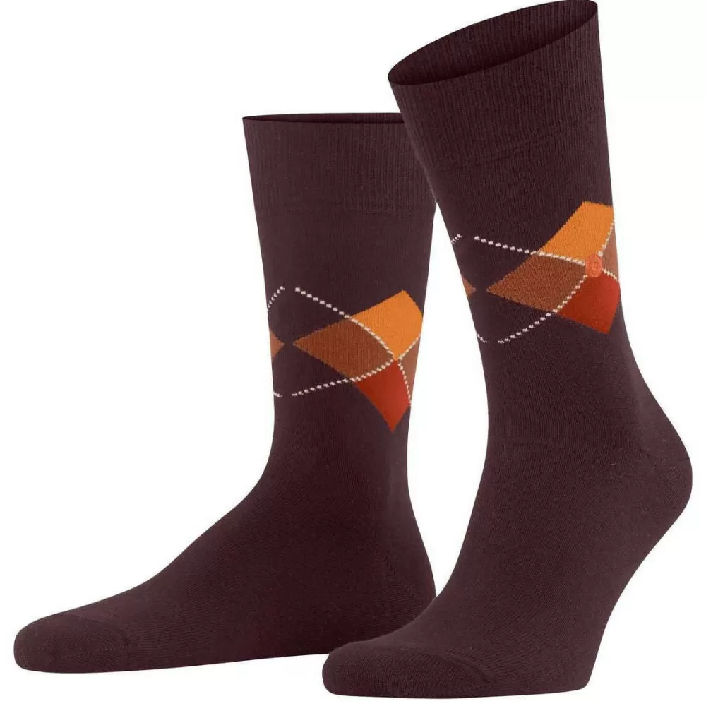 Burlington Men's Socks^Red Multi King Socks