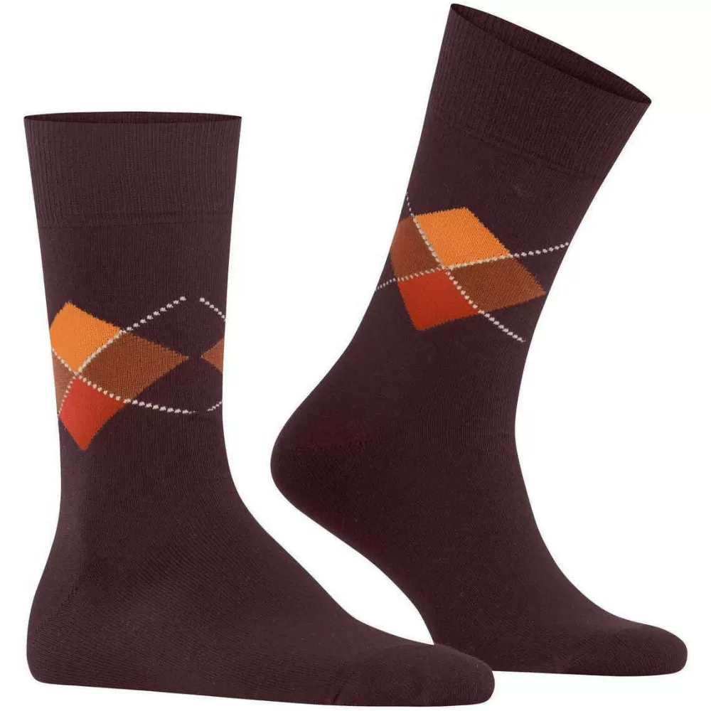 Burlington Men's Socks^Red Multi King Socks