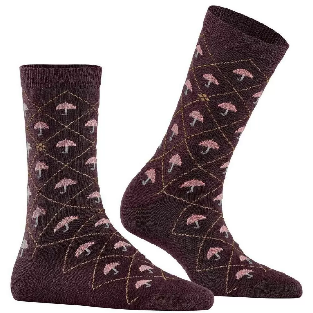 Burlington Women's Socks^Red Umbrella Socks