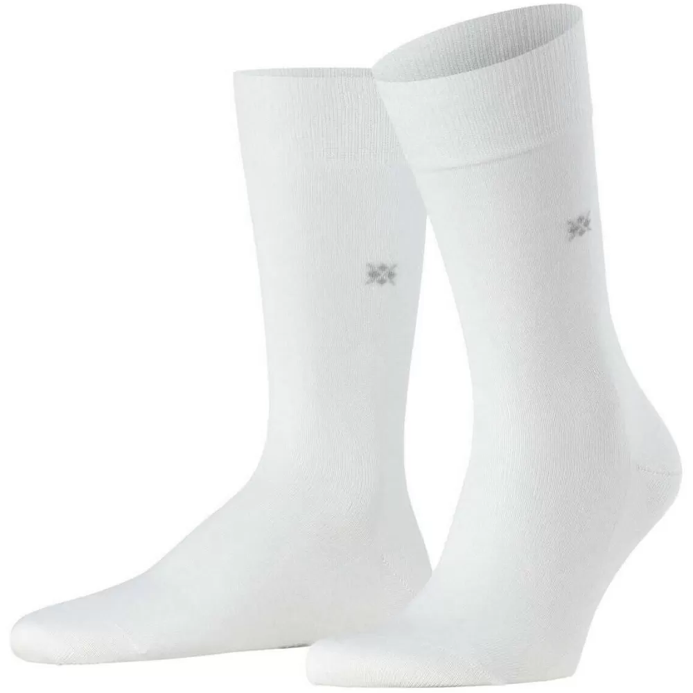 Burlington Men's Socks^White Dublin Socks