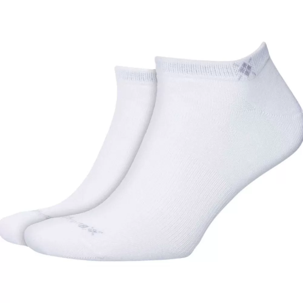 Burlington Men's Socks^White Everyday 2-Pack Sneaker Socks