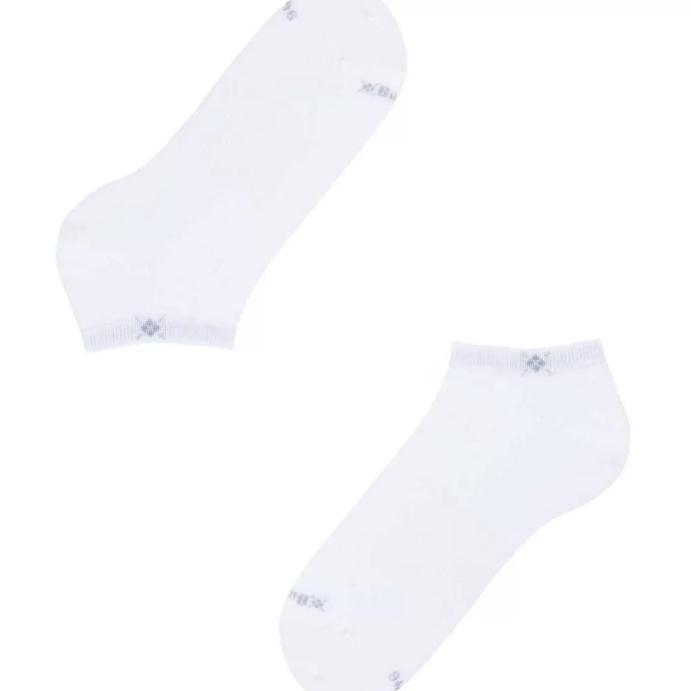 Burlington Men's Socks^White Everyday 2-Pack Sneaker Socks