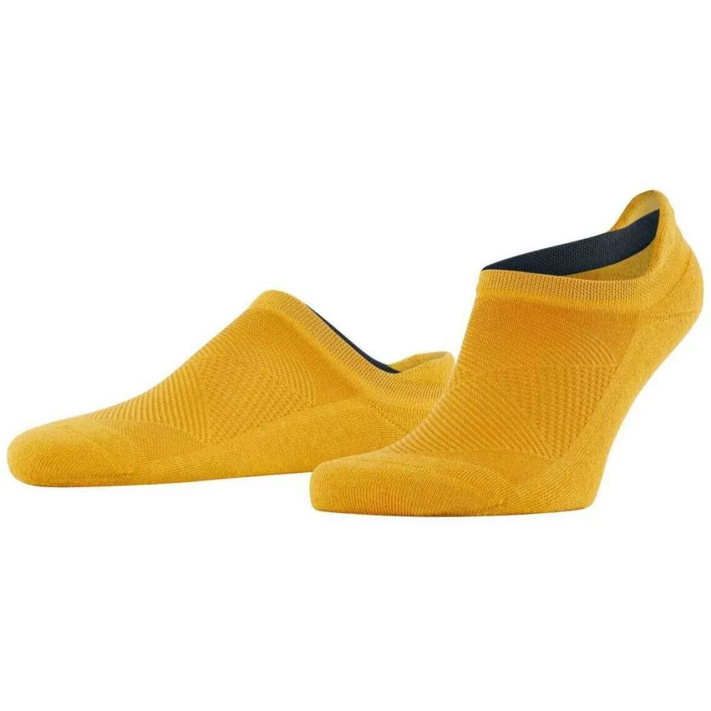 Burlington Men's Socks^Yellow Athleisure Sneaker Socks
