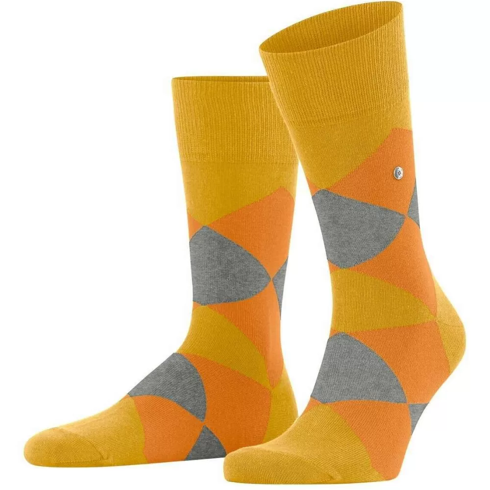 Burlington Men's Socks^Yellow Clyde Socks