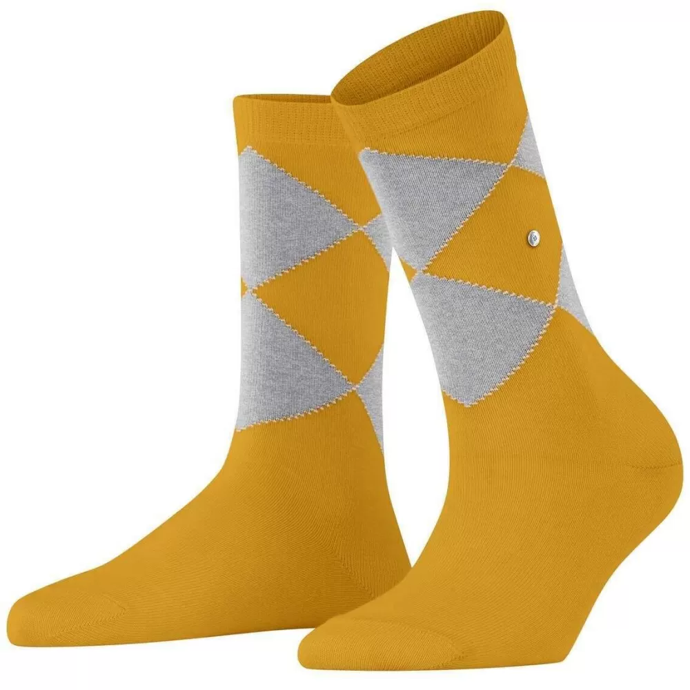 Burlington Women's Socks^Yellow Darlington Socks