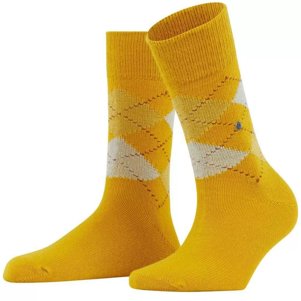 Burlington Women's Socks^Yellow Whitby Socks