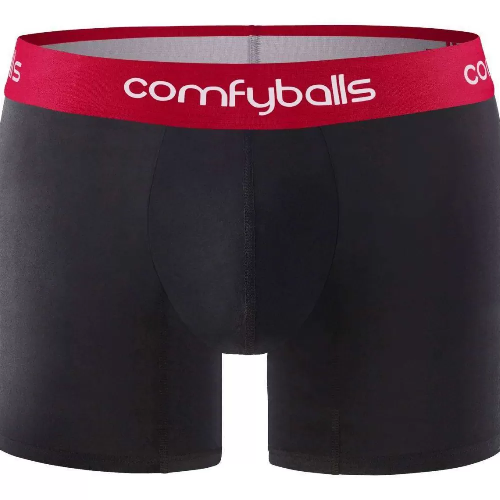 Comfyballs Men's Underwear^Black Long Boxers